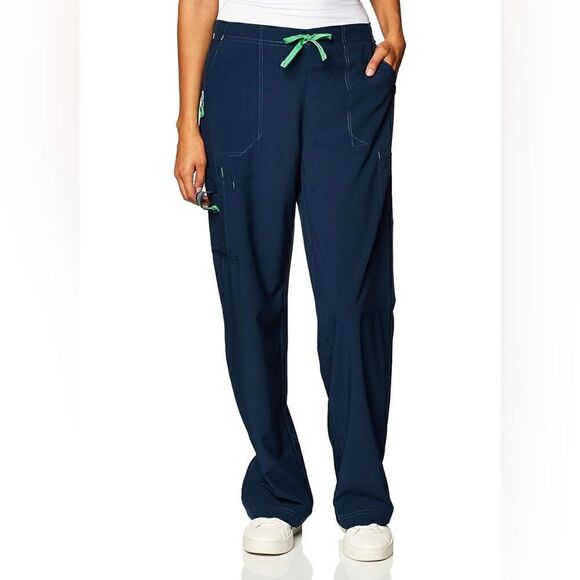 Carhartt womens Cross-Flex Boot Cut Cargo Pant 3XL Petite Navy Blue - Picture 1 of 6
